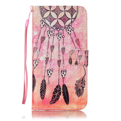 

Orange Chime Design PU Leather Flip Cover Wallet Card Holder Case for IPHONE 6PLUS