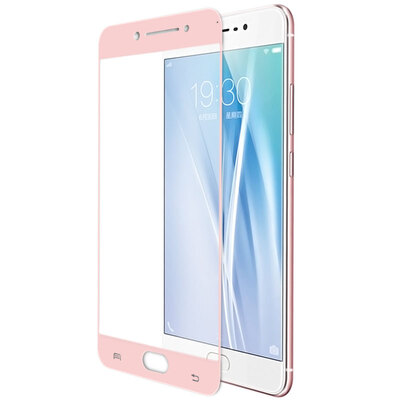 

KOOLIFE vivo x7plus Полноэкранный покрытый закаленный полноэкранный стеклянный фильм Полный защитный чехол для телефона для vivo x7 plus-rose gold