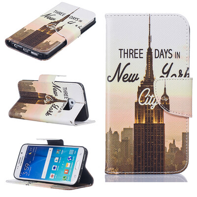 

Tower Design PU Leather Flip Cover Wallet Card Holder Case for SAMSUNG GALAXY S6 Edge