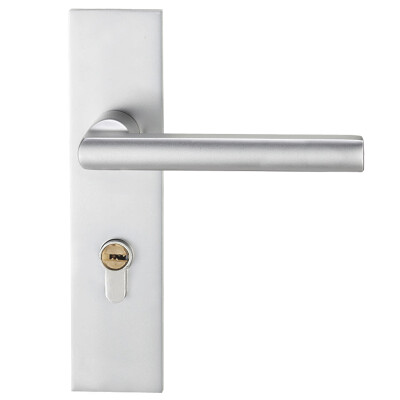 

Yuhuaze modern simple room interior door lock space aluminum bedroom door lock bathroom door handle general section sand white