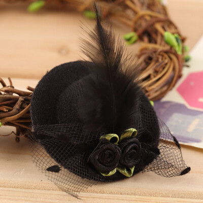 

Cute Children Kid Girl Mini Hat Style Head Hair Clip Party Decor Accessories