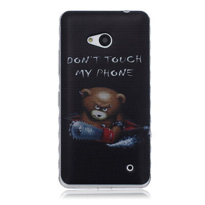 

Bear Pattern Soft Thin TPU Rubber Silicone Gel Case Cover for Microsoft Lumia 640