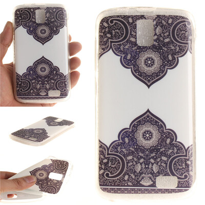 

Diagonal totem Pattern Soft Thin TPU Rubber Silicone Gel Case Cover for Lenovo A328