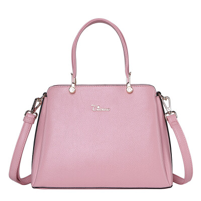 

Woodpecker (TUCANO) ladies handbag fashion wild handbags big bag simple trend shoulder bag WBK0571A-8930 pink