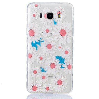 

Big chrysanthemum Pattern Soft Thin TPU Rubber Silicone Gel Case Cover for SAMSUNG Galaxy J7 2016J710