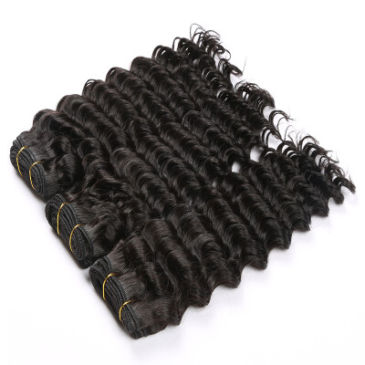 

8A Chinese Deep Wave Hair 3 Bundles a Lot Goss Hair Product Deep Curly Chinese Virgin Hair Lot Deep Wave Human Hair