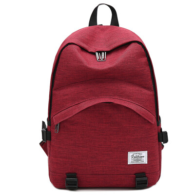 

Lightly Riding Shoulder Bag Men's Large Capacity Middle School Student Bag Couple Mommy Bag Travel Backpack 889 Red