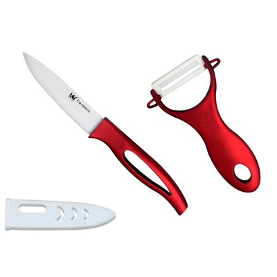 

New Ceramic Knives 4 Inch Utility With Peeler Kitchen Knife XYJ Brand Sharp Ceramic Cooking Tools