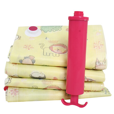 

Jingdong Supermarket 100 Yi special compression bag non-woven vacuum storage bag 4 sets 4 small 16 silk thicker gift 1 hand pump 6055