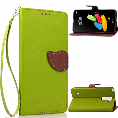 

Green Design PU Leather Flip Cover Wallet Card Holder Case for LG Stylus 2