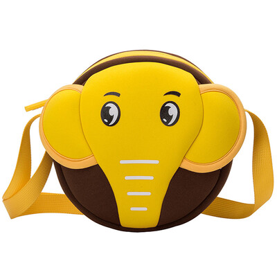 

NOHOO Водонепроницаемый Crossbody Сумки 3D слон Дети Детские сумки для девочек мальчиков милый мультфильм Сумка для 2-5 года