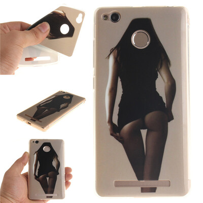 

Sexy Girls Pattern Soft Thin TPU Rubber Silicone Gel Case Cover for XIAOMI RedMi 3X