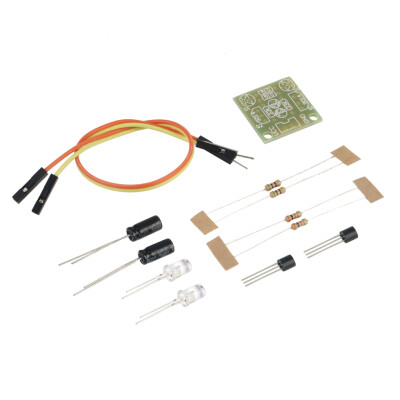 

Новый 5MM LED вспышка света Простой цепи производства стружечных DIY Kit Набор