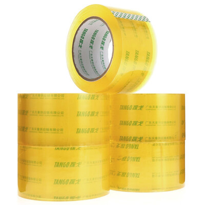 

Tango (TANGO) high-quality transparent sealing tape packing tape 48mm * 100y (91.4 m / roll) 6 package Tianzhang produced