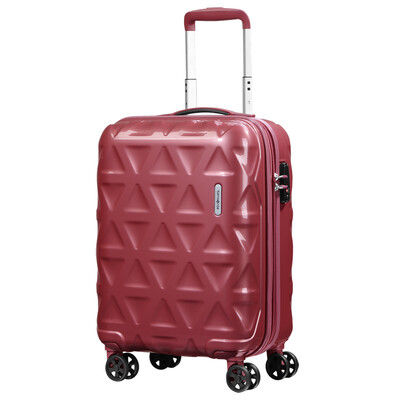 

Samsonite Tri-Go Embossed Plaid Ms Expandable Universal Wheel Trolley Hard Case I1711001 Sea Blue 20 Inch