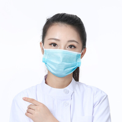 

Green Chi disposable non-woven masks 100 only installed dust pm2.5 particles exhaust odor ear wearing folding four-layer protective labor insurance masks (limited)