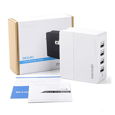 

Orico� 4-ports 40w USB Wall Charger Travel Power Adapter for iPhone 6 etc