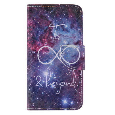 

Starry Sky Design PU Leather Flip Cover Wallet Card Holder Case for LG K7