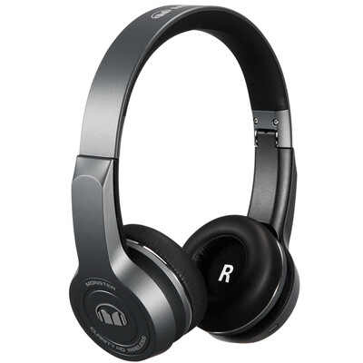 

Monster Clarity Wireless Smart Headset Wireless Bluetooth Headset Phone Universal with Headset Fashion Street Music Headset Sky Gray