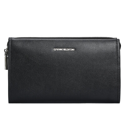 

Giovanni Valentino (GIOVANNI VALENTINO) the first layer of leather leather handbags men business casual clutch bag leather leather hand bag 710061510 black