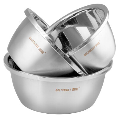 

GOLDEN KEY Spice bowl three-piece stainless steel soup bowl set GK-B4-F