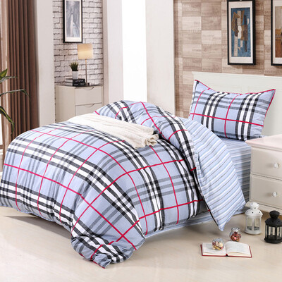 

Red Swiss Bedding Home Textile Spinning Cotton Twill Three-piece Sheets Quilt Cover 12 135 m Bedding Rome - Blue