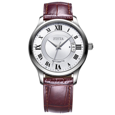 

Fiyta (FIYTA) watch Zhuo Ya series of mechanical male watch white belt DGA0006.WWR