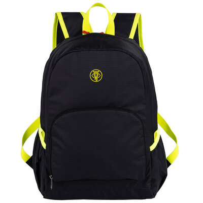 

Складные богатый цвет изображения WB08026 легкий, портативный большой емкости черный рюкзак