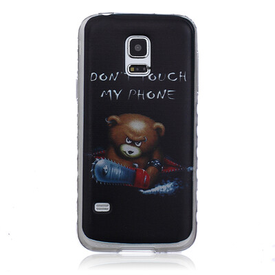 

Bear Pattern Soft Thin TPU Rubber Silicone Gel Case Cover for SAMSUNG GALAXY S5 Mini