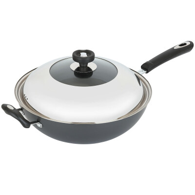 

[Jingdong supermarket] the United States kitchen (maxcook) wok with cover 32CM hardcoat without coating MCC-151 gas furnace induction cooker general