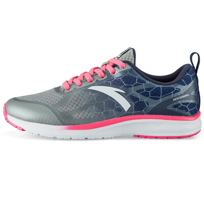 

Anta (ANTA) Women's Shoes 12625541-4 breathable wear-resistant mesh shoes slim run shoes light gray / deep blue / fluorescent romantic powder / Anta white 37.5