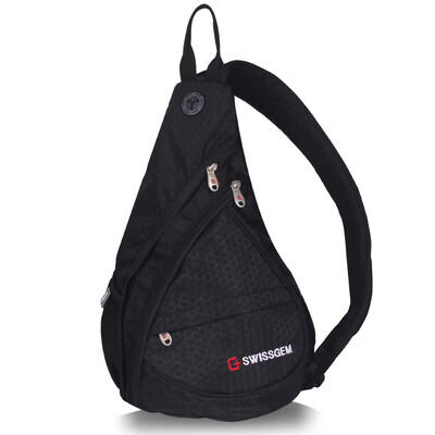 

Jingdong Supermarket SVVISSGEM Throttle Upgrade Edition Triangle Pack Water Drops Fashion Casual Shoulder Bag Male Female Outdoor Travel Messenger Bag Bust Bag SA-9966II Rose