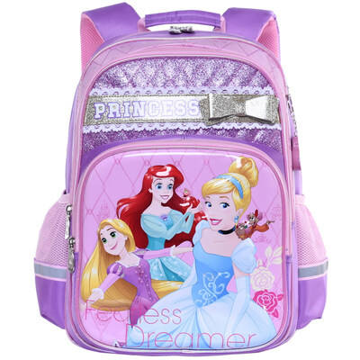 

Disney Princess Disney Children&39s Books Women&39s Prints Cartoon Backpack Primary School Student&39s School Bag PB0355B Pink Purple