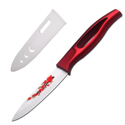 

Red 4 Inch Utility Ceramic Knife XYJ Brand Never Rust Zirconia Ceramic Blade Kitchen Knife