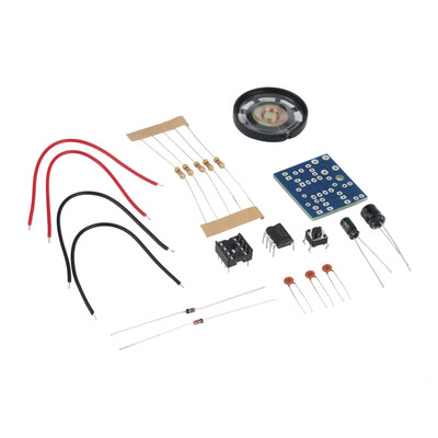 

Идеальный дверной звонок Электронный DIY Kit для безопасности дома 6V PCB 3,9 х 3,5 см