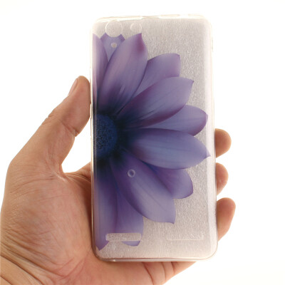 

Half flower Pattern Soft Thin TPU Rubber Silicone Gel Case Cover for Lenovo Vibe K5