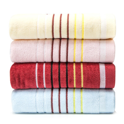 

Yaguang towel home textiles cotton yarn-dyed velvet fragrance towel 4 powder red yellow light blue 100g article 34 76