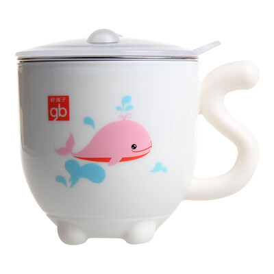 

gb good child children double insulated stainless steel cup pink white
