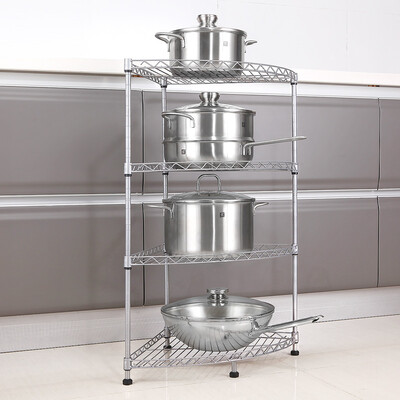 

【Jingdong Supermarket】 Twilight House Kitchen Shelf Floor Shelf Storage Storage Kitchenware Finishing Rack Tripod Pot ZM3346B