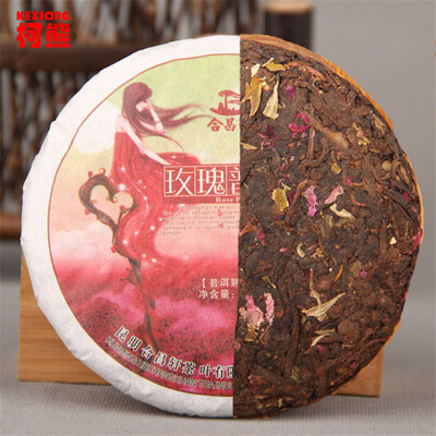 

C-PE030 Promotions! 100g Chinese Yunnan Pu'er tea cooked tea Pu'er tea rose flavor tea slimming health green food