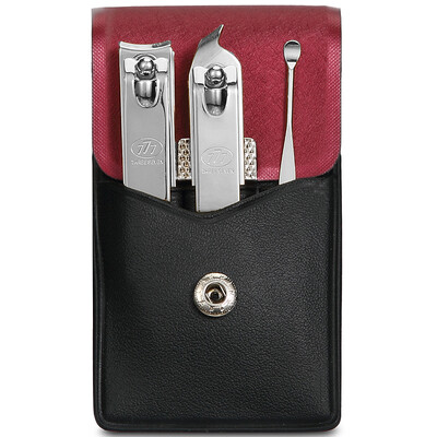 

777 Nail Knife Set Nail Clamp Clamp Personal Care Trim Combination 3pcs Set TS-78C Red Import