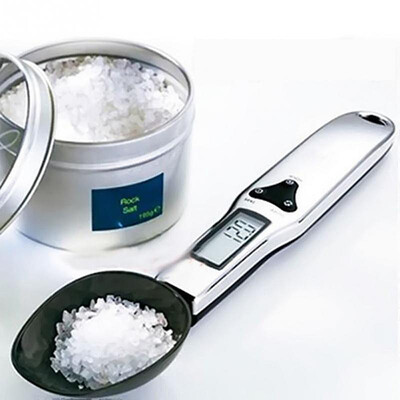 

MyMei Portable LCD Digital Kitchen Measuring SpoonUseful 50001g Digital LCD Gram Kitchen Lab Spoon Scale Volume Food Weight