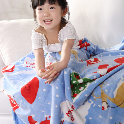 

Ladysoft child nap cartoon print flannel blanket 127*152cm