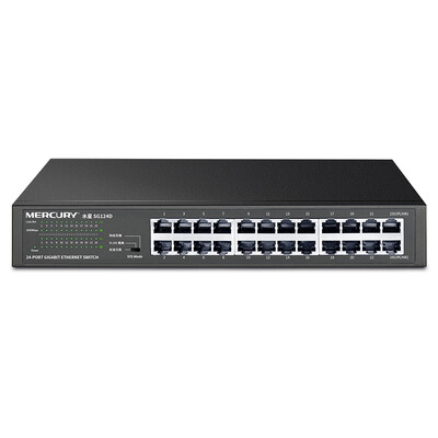 

Меркурий (MERCURY) SG124D 24-портовый гигабитный коммутатор
