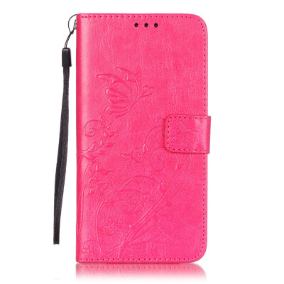 

Rose Flower Design PU Leather Flip Cover Wallet Card Holder Case for SAMSUNG S6EDGE