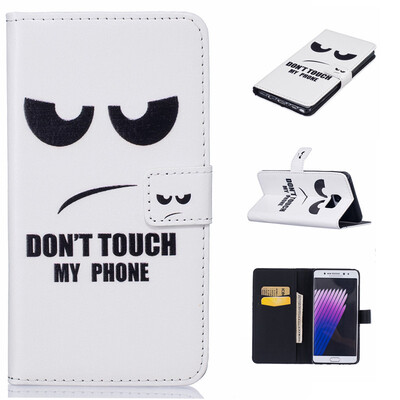 

Eye Design PU Leather Flip Cover Wallet Card Holder Case for SAMSUNG Galaxy Note7