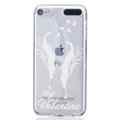 

Double feathers Pattern Soft Thin TPU Rubber Silicone Gel Case Cover for iPod Touch 5