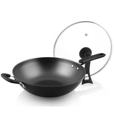 

[Jingdong Supermarket] 9 Yang (Joyoung) 32cm wok thick cast iron pot really stainless steel induction cooker can be used to open the lid CZB3216