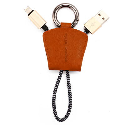 

Machine Music Church Apple Andrews Combo Data Line Micro Lightning Forward&Reverse Insert Data Cable Key Chain Creative Portable Apple Andrews Fast Charge Short S119 Brown