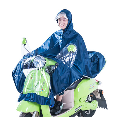 

Kendo outdoors riding thick motor raincoat motor poncho 4XL